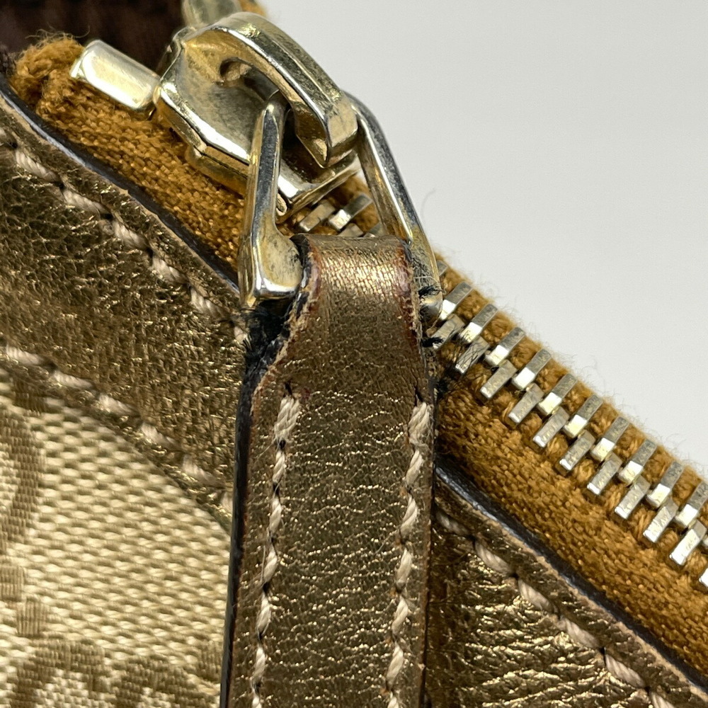 Gucci GG shoulder bag Sherry web canvas beige gold - Picture 5 of 7